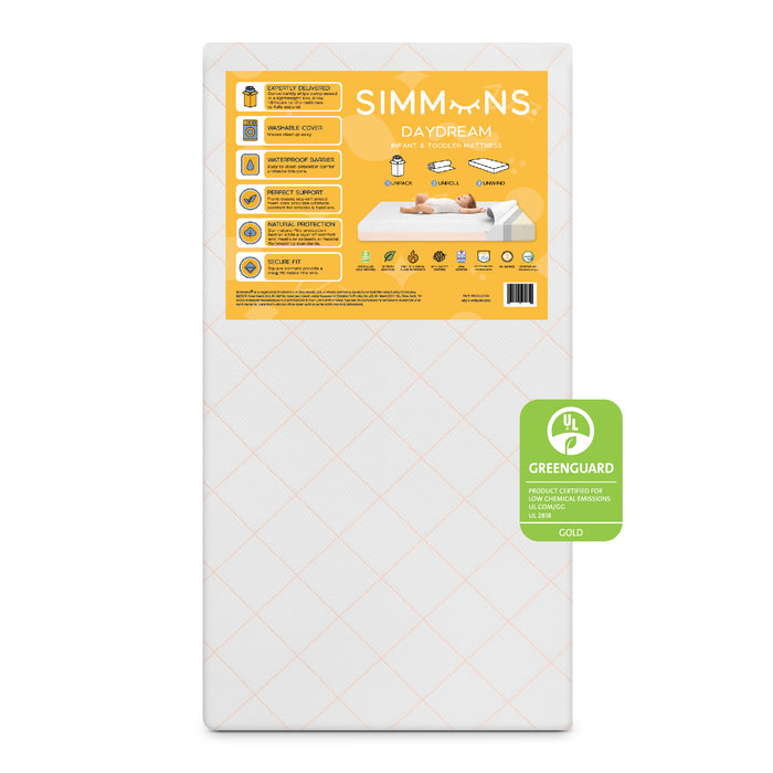 M52114.1012 Simmons DayDream 500x500px 01 3-DayDream 2-Sided Crib and Toddler Mattress