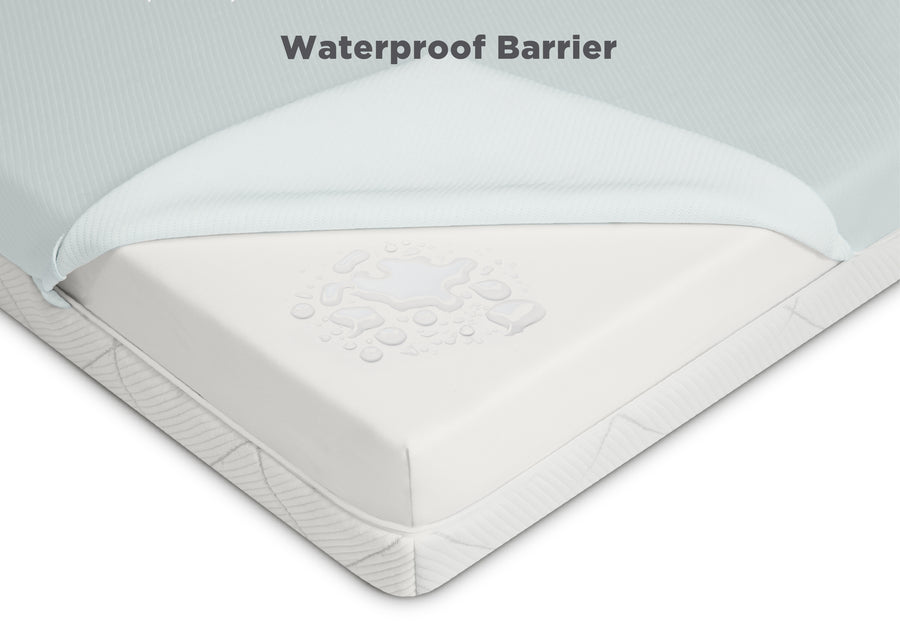 Grey (026) 19-SmartBreathe Washable Toddler Mattress