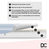 No Color (NO) 3-Breathe 4-inch Breathable Mini Baby Crib Mattress with Cloud Core