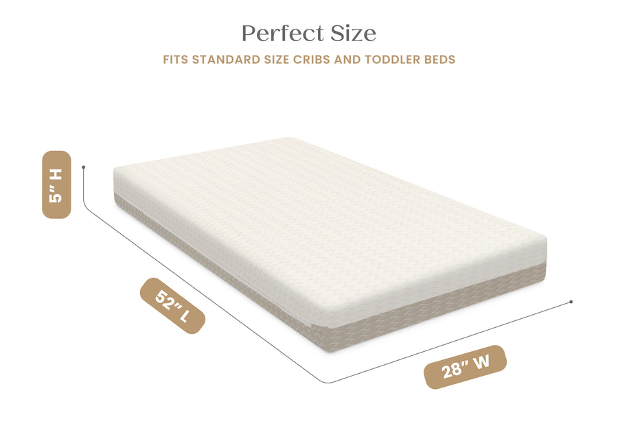 No Color (NO) 5-BreatheClear Breathable Crib Mattress and Toddler Mattress
