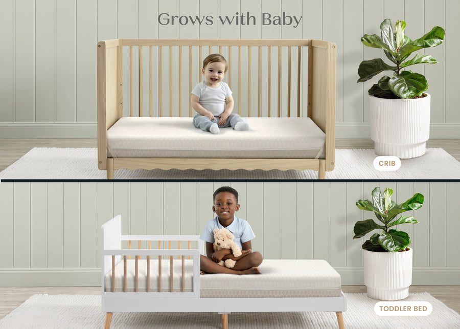 No Color (NO) 1-BreatheClear Breathable Crib Mattress and Toddler Mattress