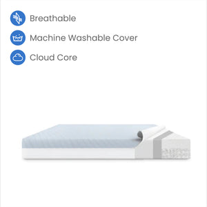 Ionic Breathe Crib and Toddler Mattress with Cloud Core 0-Ionic Breathe Crib and Toddler Mattress with Cloud Core