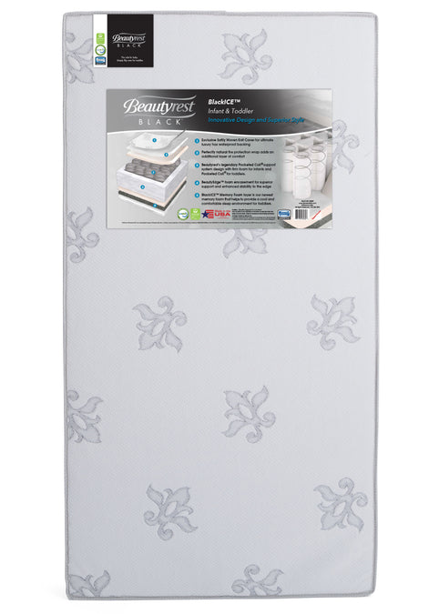 No Color (NO) 2-Beautyrest Black BlackICE Crib and Toddler Mattress