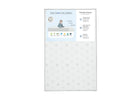 Delta Children mattress topper packaging on a white background 13-Twinkle Galaxy 3-inch Mini/Portable Crib Mattress