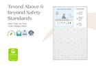 White (NO) 7-Twinkle Galaxy 3-inch Mini/Portable Crib Mattress