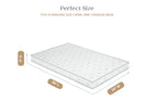 White (NO) 6-Twinkle Galaxy 3-inch Mini/Portable Crib Mattress