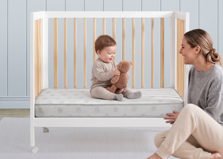 White (NO) 1-Twinkle Galaxy Limited 4-inch Mini Crib Mattress