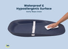 Blue (NO) 2-Serta Molded Waterproof Changing Pad with Fresh Technology
