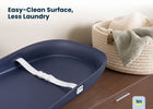 Blue (NO) 3-Serta Molded Waterproof Changing Pad with Fresh Technology