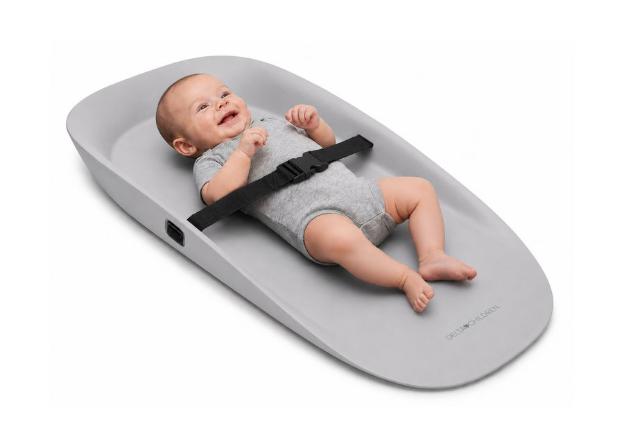 Grey (NO) 8-Molded Waterproof Changing Pad with Fresh Technology