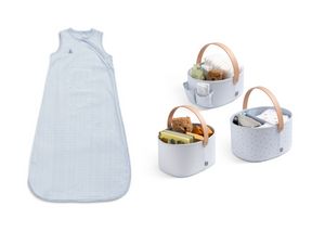 DCB: Blue (1677) 0-babyGap 4-Piece Sleep Sack & Storage Bins Bundle