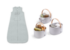 DCB: Grey (1679) 2-babyGap 4-Piece Sleep Sack & Storage Bins Bundle