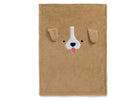 Tan Dog (1239) 2-Sherpa Throw Blanket for Kids