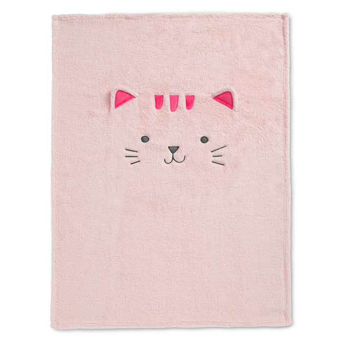 NU80181GN 1261 sherpa blanket cat silo 101 3-Sherpa Throw Blanket for Kids