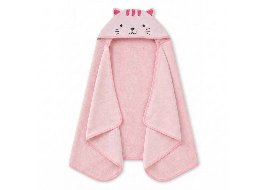 Kids Hooded Bath Towel with Pockets 5-Kids Hooded Bath Towel with Pockets
