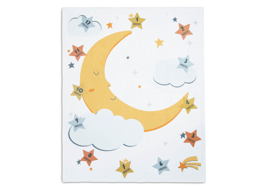 Moon (1288) 6-Milestone Baby Blanket