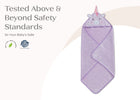 Light Purple Unicorn (1262) 5-Baby Hooded Bath Towel