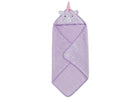 Light Purple Unicorn (1262) 2-Baby Hooded Bath Towel