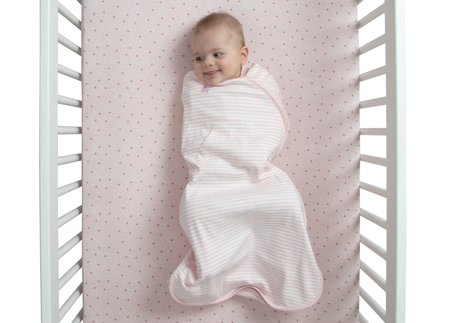 Pink Stripe (1275) 3-babyGap TrueSleep Sleep Sack with Built-In Swaddle, 0-6 Months