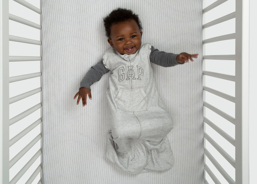 Grey (1281) 1-babyGap TrueSleep Sleep Sack with Zipper, 6-12 Months