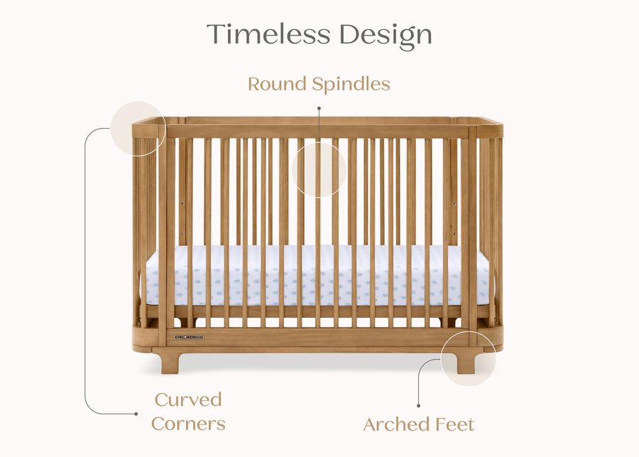 Acorn (755) 6-Nest 4-in-1 Convertible Crib