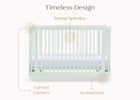 Light Sage (389) 38-Nest 4-in-1 Convertible Crib
