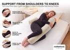 Beige (NO) 7-2-Piece Pregnancy Pillow Set