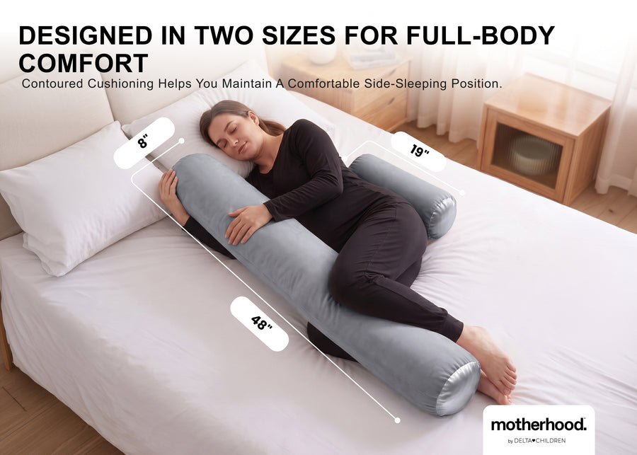 Grey (NO) 24-2-Piece Pregnancy Pillow Set