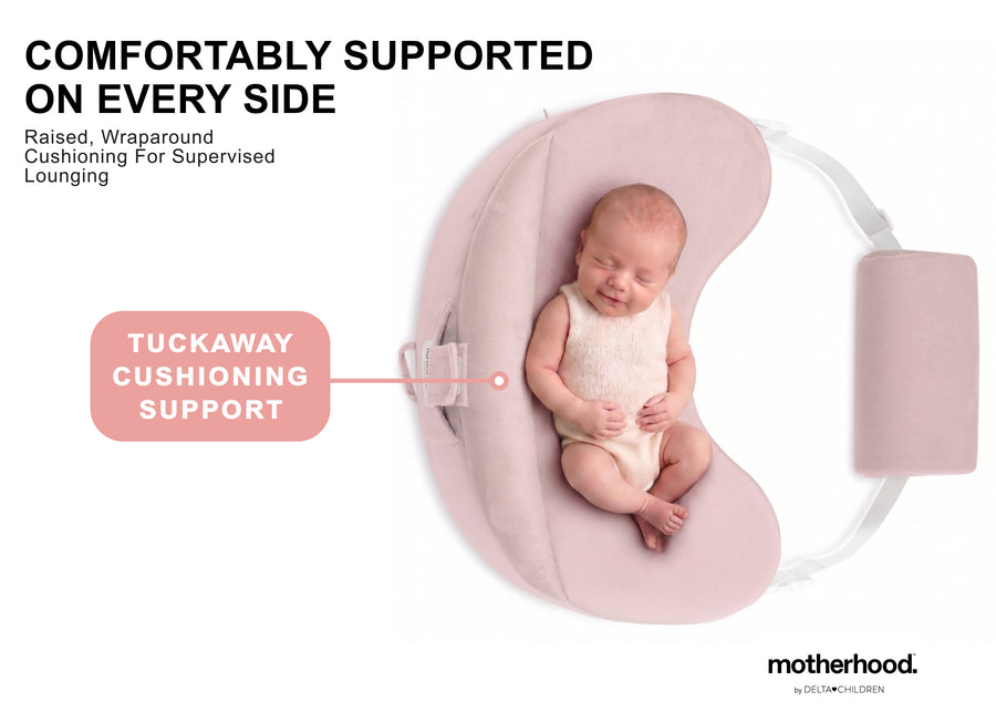Pink (NO) 31-Nursing Pillow with Adjustable Safety Strap