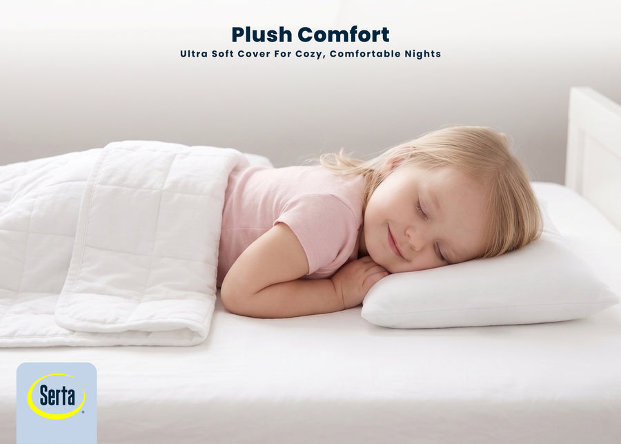 White (NO) 18-Serta Plush Comfort Toddler Pillow