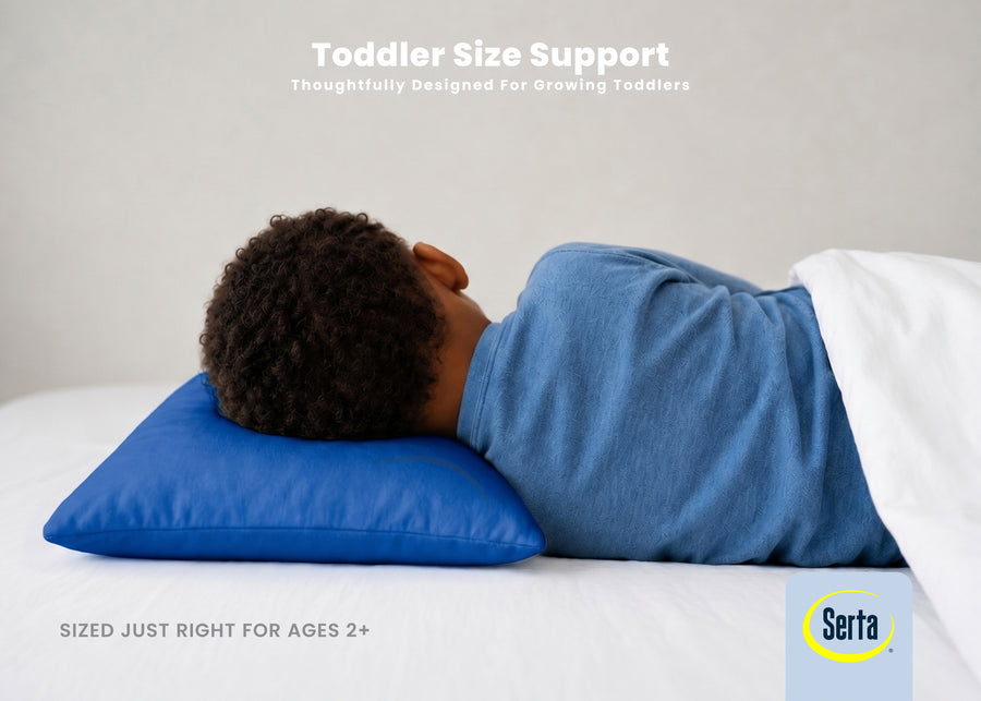 Blue (NO) 5-Serta Cooling Toddler Pillow
