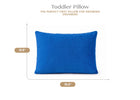 Blue (2222) 8-Plush Comfort Toddler Pillow