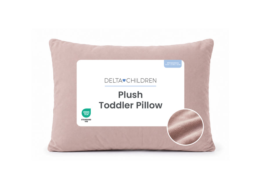 Pink (3333) 9-Plush Comfort Toddler Pillow