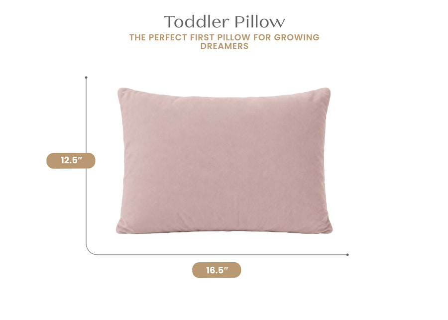 Pink (3333) 16-Plush Comfort Toddler Pillow