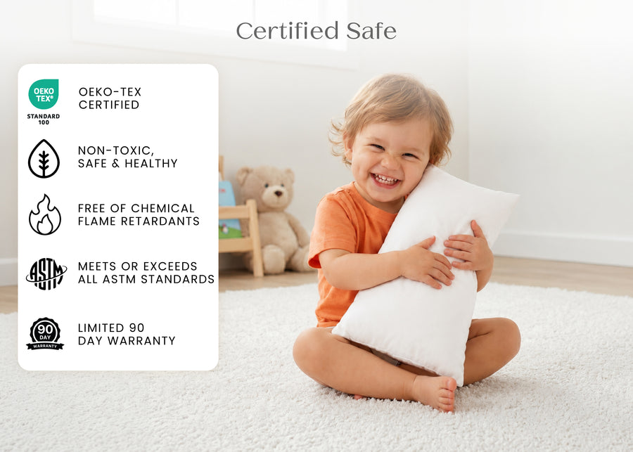 White (NO) 20-Cooling Toddler Pillow