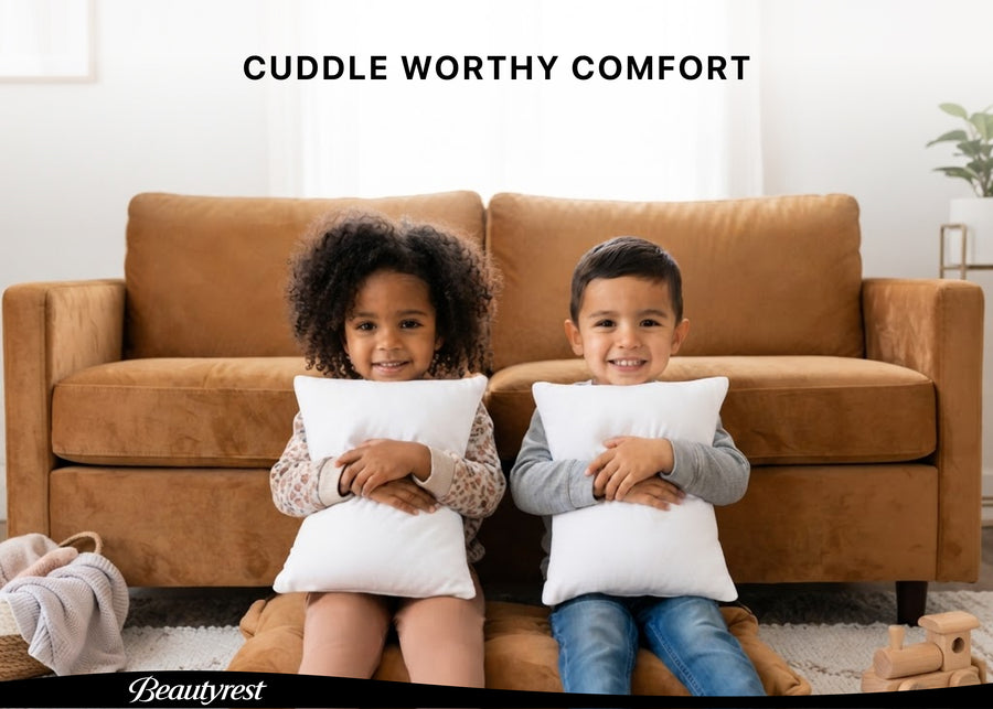 White (NO) 23-Beautyrest Plush Comfort Toddler Pillow
