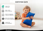 Blue (NO) 4-Beautyrest Plush Comfort Toddler Pillow