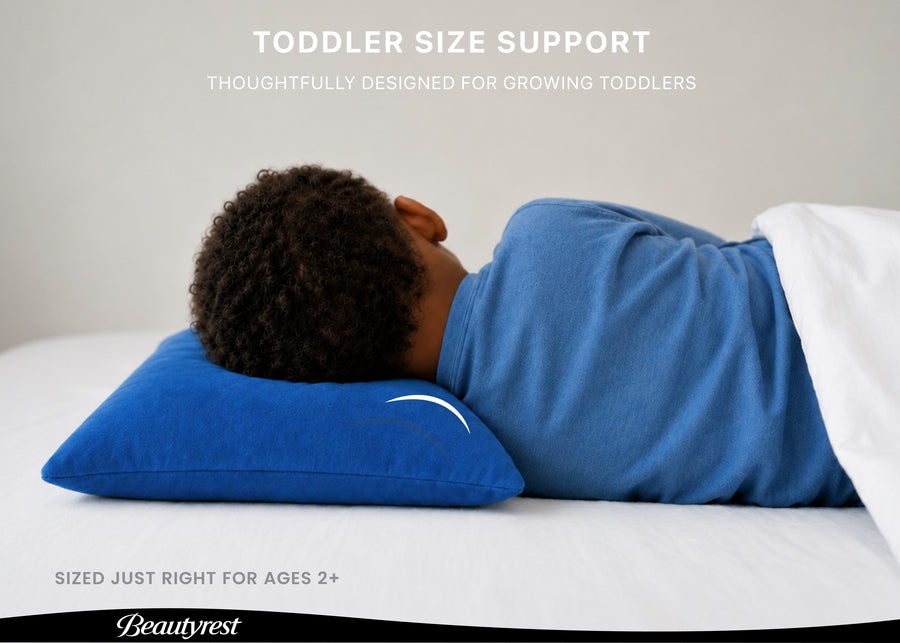Blue (NO) 5-Beautyrest Plush Comfort Toddler Pillow