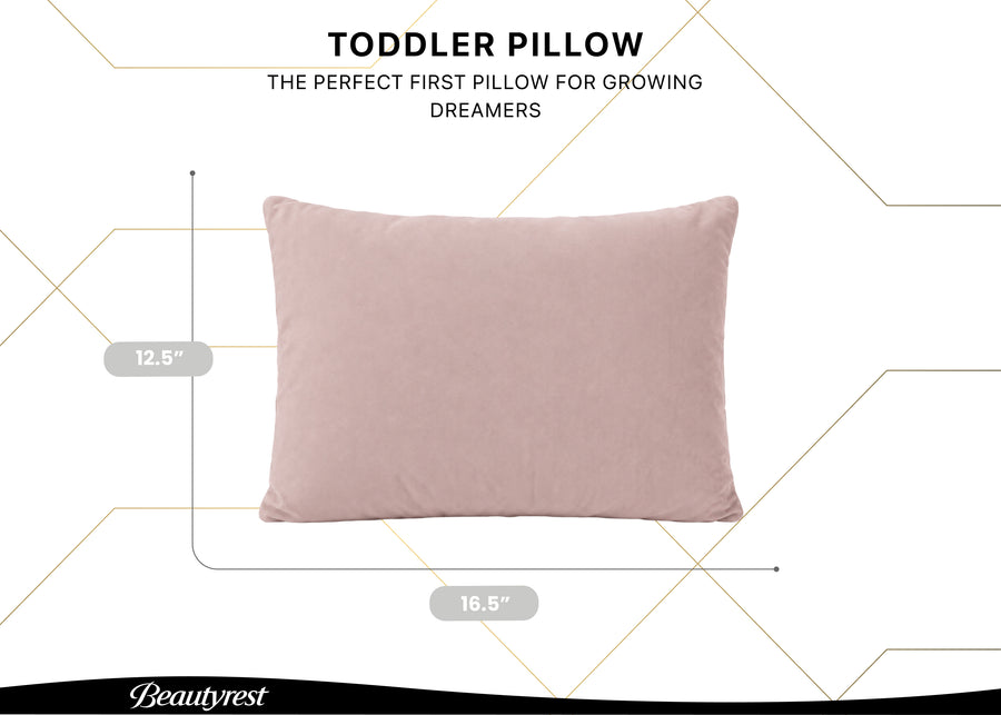 Pink (NO) 16-Beautyrest Plush Comfort Toddler Pillow