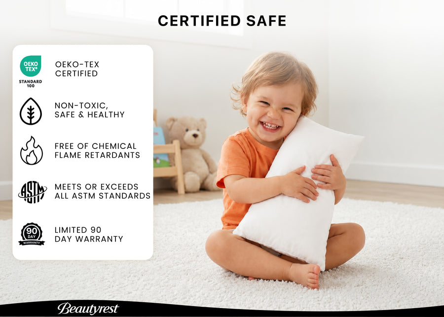 White (NO) 20-Beautyrest Cooling Toddler Pillow