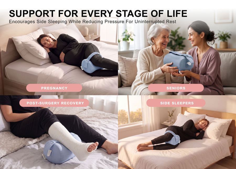 Blue (NO) 12-Adjustable Knee Pillow