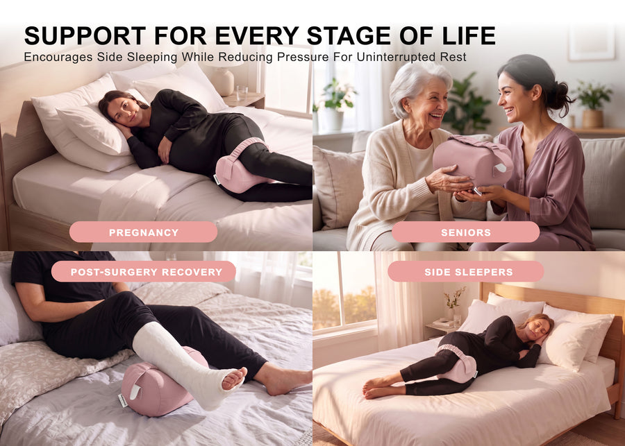 Pink (NO) 28-Adjustable Knee Pillow