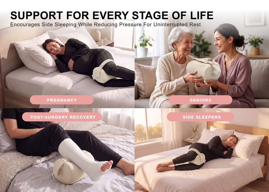 Beige (NO) 4-Adjustable Knee Pillow