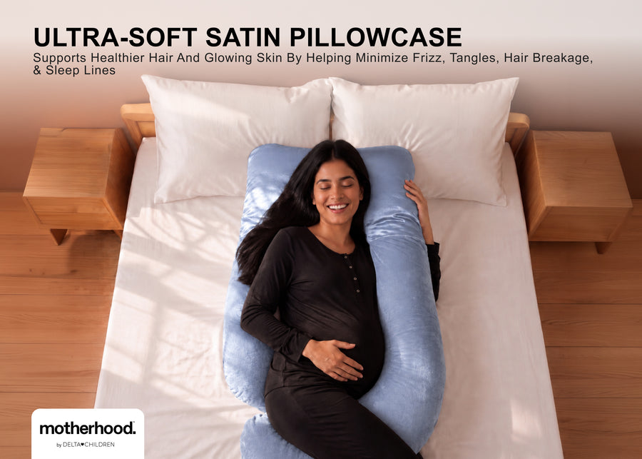 Blue (NO) 12-U-Shaped Pregnancy Pillow with Customizable Head Pillow