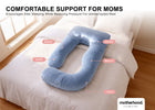 Blue (NO) 13-U-Shaped Pregnancy Pillow with Customizable Head Pillow