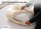 Beige (NO) 2-U-Shaped Pregnancy Pillow with Customizable Head Pillow