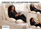 Beige (NO) 6-U-Shaped Pregnancy Pillow with Customizable Head Pillow