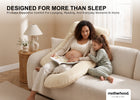 Beige (NO) 8-U-Shaped Pregnancy Pillow with Customizable Head Pillow
