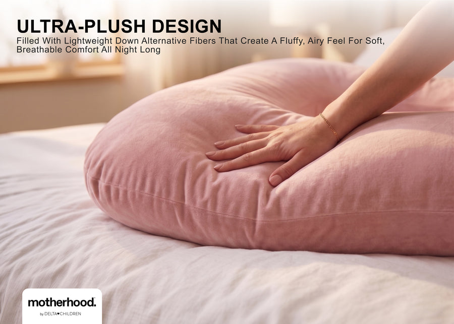 Pink (NO) 24-U-Shaped Pregnancy Pillow