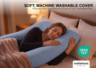 Blue (NO) 12-U-Shaped Pregnancy Pillow